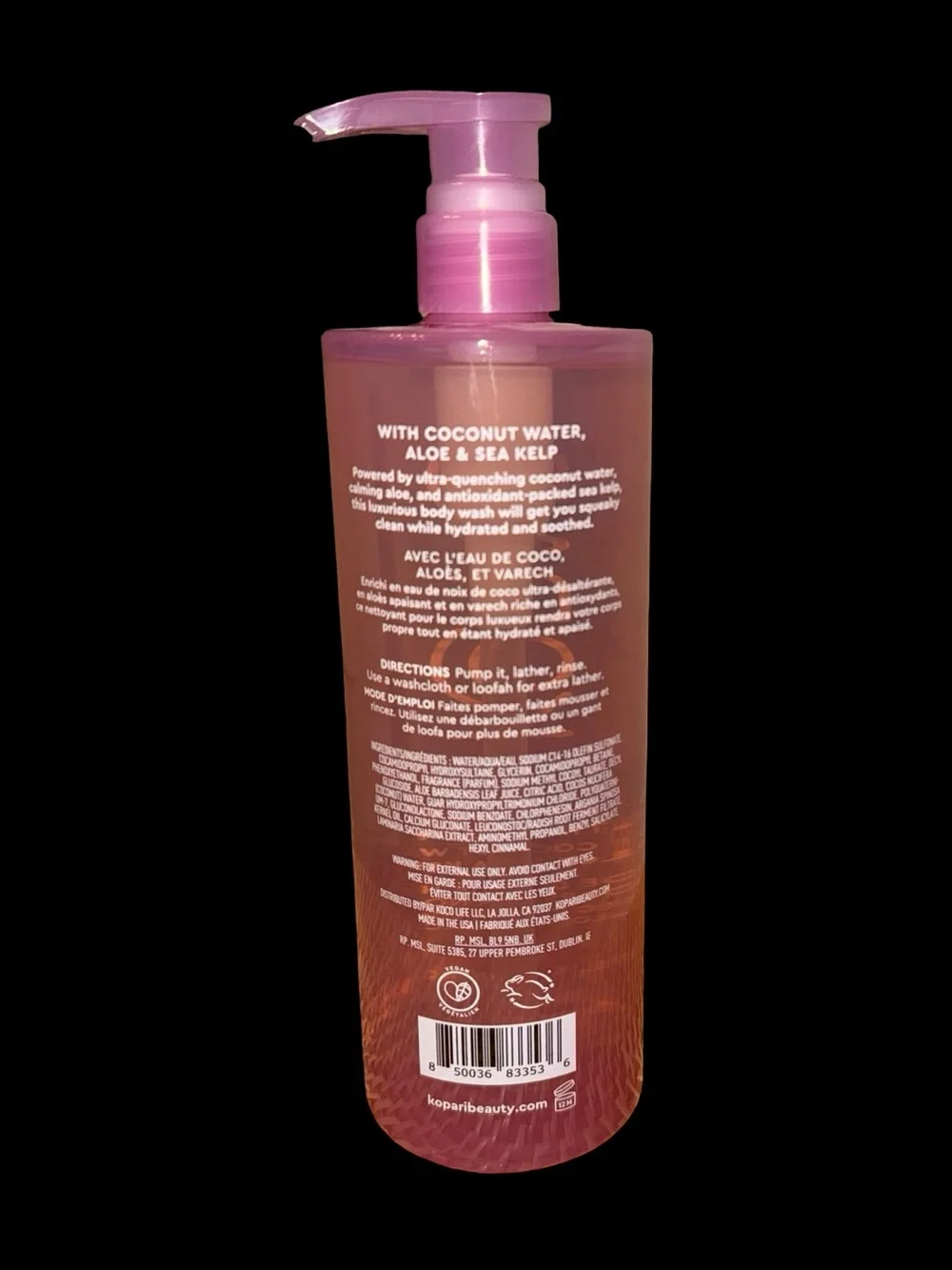 Kopari Jumbo Coconut Hydrating Body Wash with Aloe & Sea Kelp